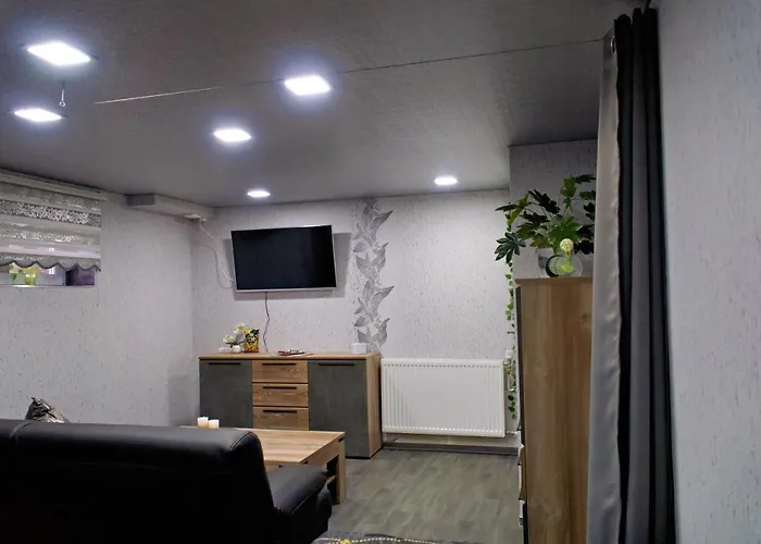 Huebsche Souterrainwohnung 公寓 埃尔姆边的孔宁斯路特